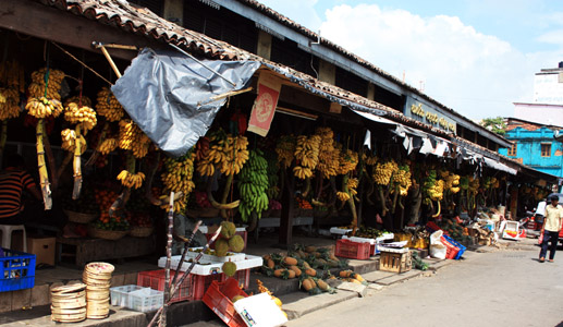 Galle, mercato.