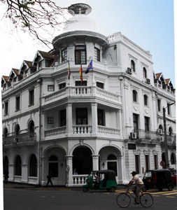 Queen's Hotel antico albergo di Kandy.