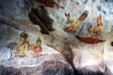 Sigirya, antichi capolavori artistici sulla roccia.