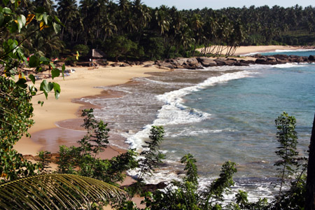 Tangalle, spiaggia.