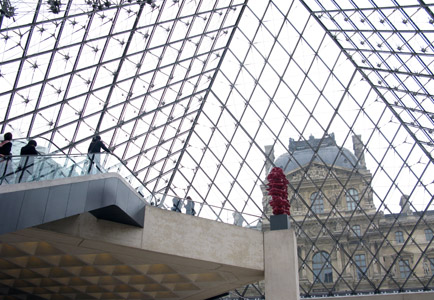 Parigi, Louvre, dalla Piramide.