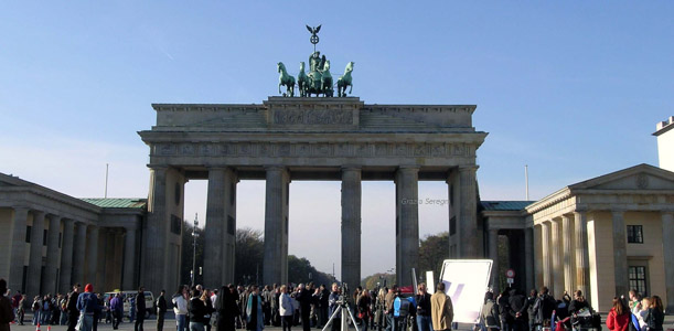 Berlino, porta di Brandeburgo.