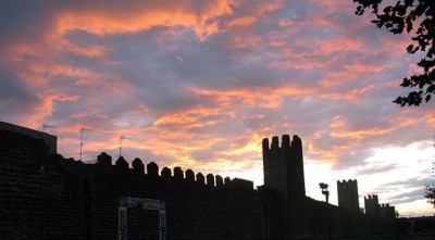 Padova castello mura panorama Montagnana a