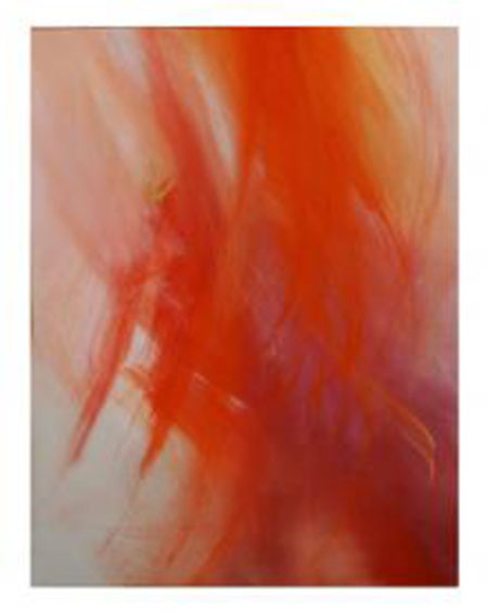 Arte Alessandra Angelini, Rosso, 20013, tempera preparata dall’artista su tela, cm 120x100