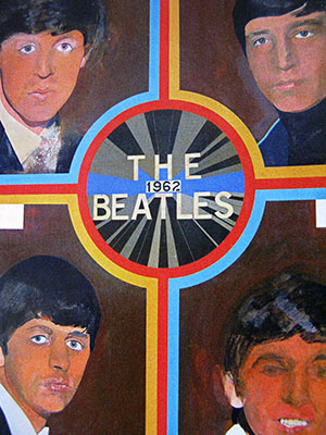Arte 300 particolare Peter Blake The 1962 Beatles IMG_0010