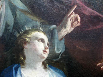 0 arte Federico Ferrario San Giuseppe col Bambino Gesù particolare