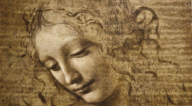 0 672 ARTE ID 162. Leonardo da Vinci Testa di donna detta La Scapiliata PARMA GALLERIA NAZIONALE
