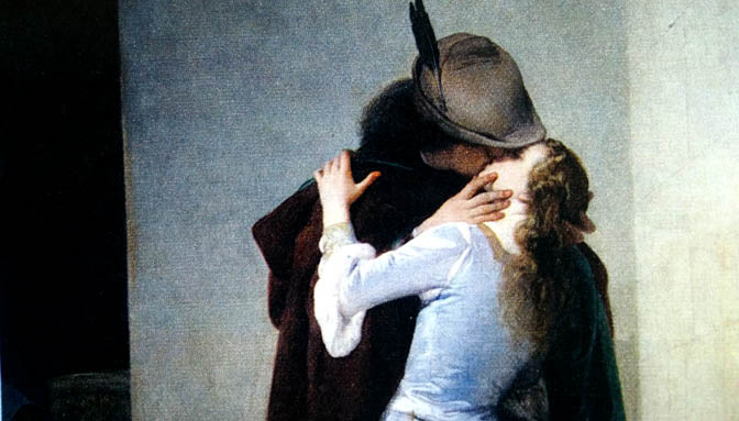 Arte Hayez bacio 672