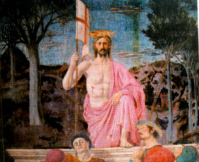 Arte Piero della Francesca Resurrezione j