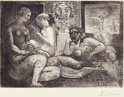 arte incisione Pablo Picasso_lancio_