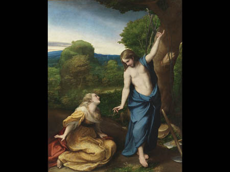 Arte 450 Correggio 1523 1524 Madrid Museo Prado Noli_tangere