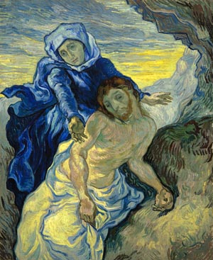 Pietà, after Delacroix, 1889