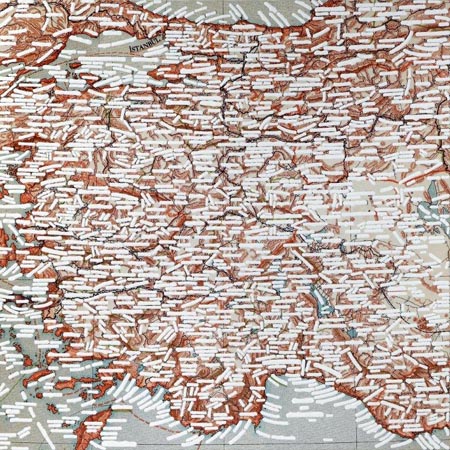 Arte milano Isimbardi Isgrò Ancora Istanbul 2010 100 x 100