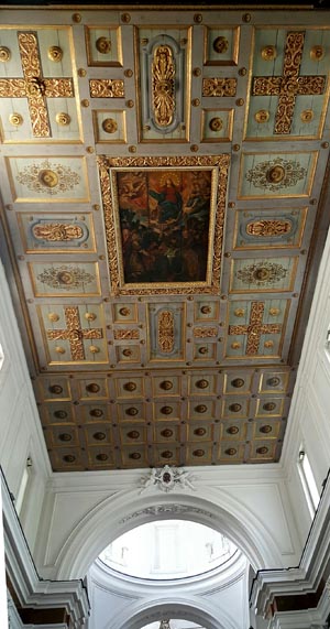 Ischia chiesa soffitto 7y