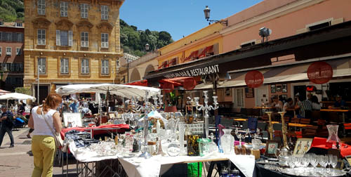 Nizza mercato pulci vecchia città