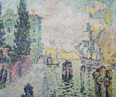 ARTE 450 PAUL SIGNAC The green housePARTICOLARE