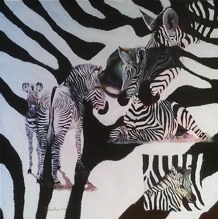arte mondo zebrato