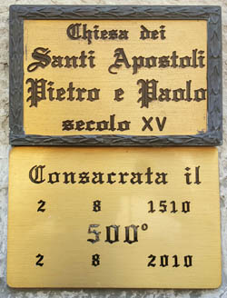 Osteno chiesa Santi