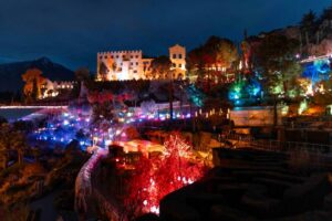 Merano luci castello